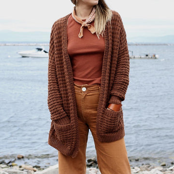Campsite Waffle Cardigan