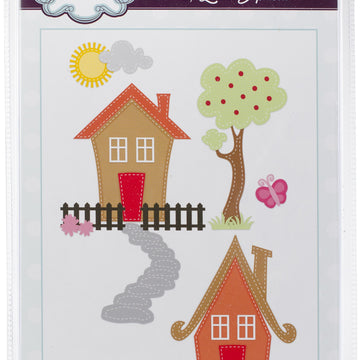 Creative Expressions Stitched Craft Dies By Lisa Horton - Quirky House