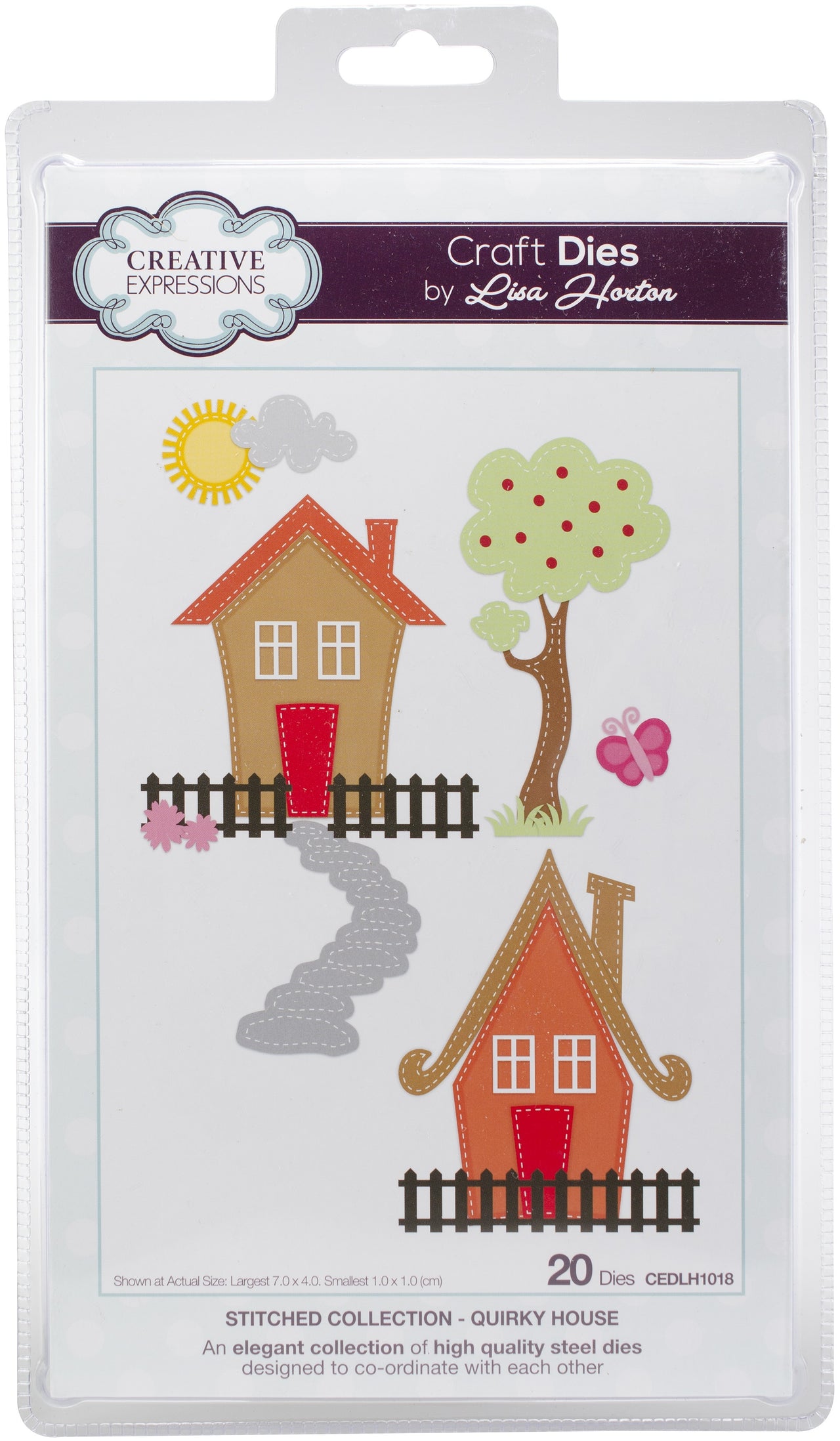 Creative Expressions Stitched Craft Dies By Lisa Horton - Quirky House