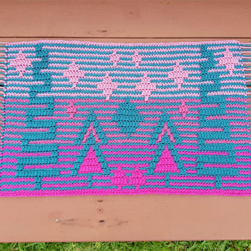 Festive Placemat Mosaic Crochet