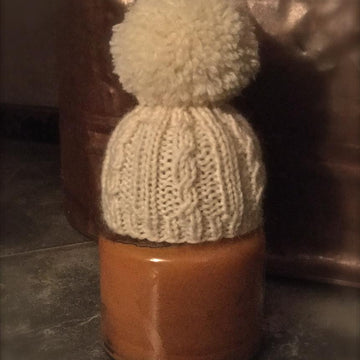 Cabled Candle Topper