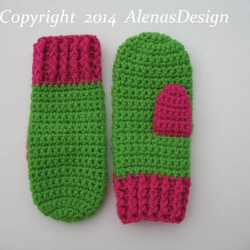 Childrens Mittens - Abby