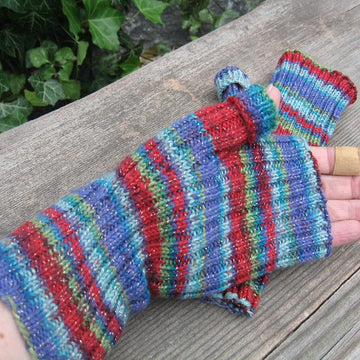 Anyone for Ribs, Fingerless Gloves/Mittens
