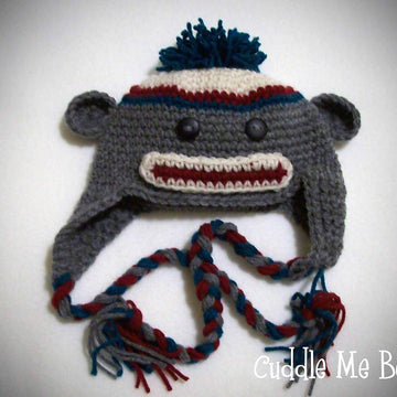 Sock Monkey Beanie