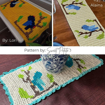 Summer Birds Table Runner