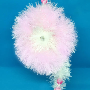 Fluffy Pram Charms 1, heart and flower