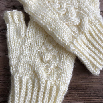 French Braid Mitts