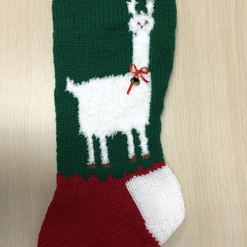 Llama Christmas stocking