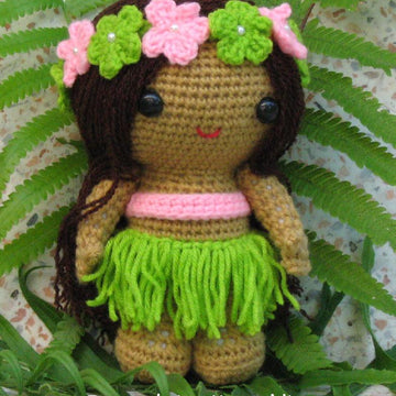 Anela the Hula Girl - PDF Crochet Pattern