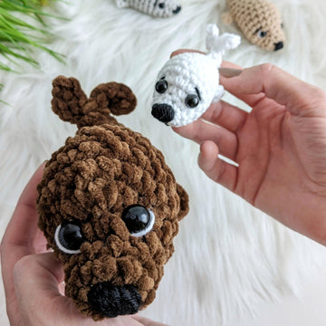 Crochet seal pattern, NO SEW crochet plush pattern, amigurumi sea animal