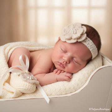 Baby Headband and Booties