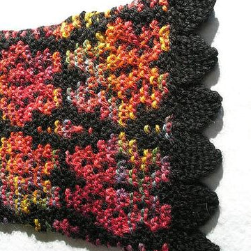 Mosaic Poppy Scarf