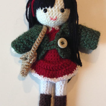 Amigurumi Autumn Girl Doll