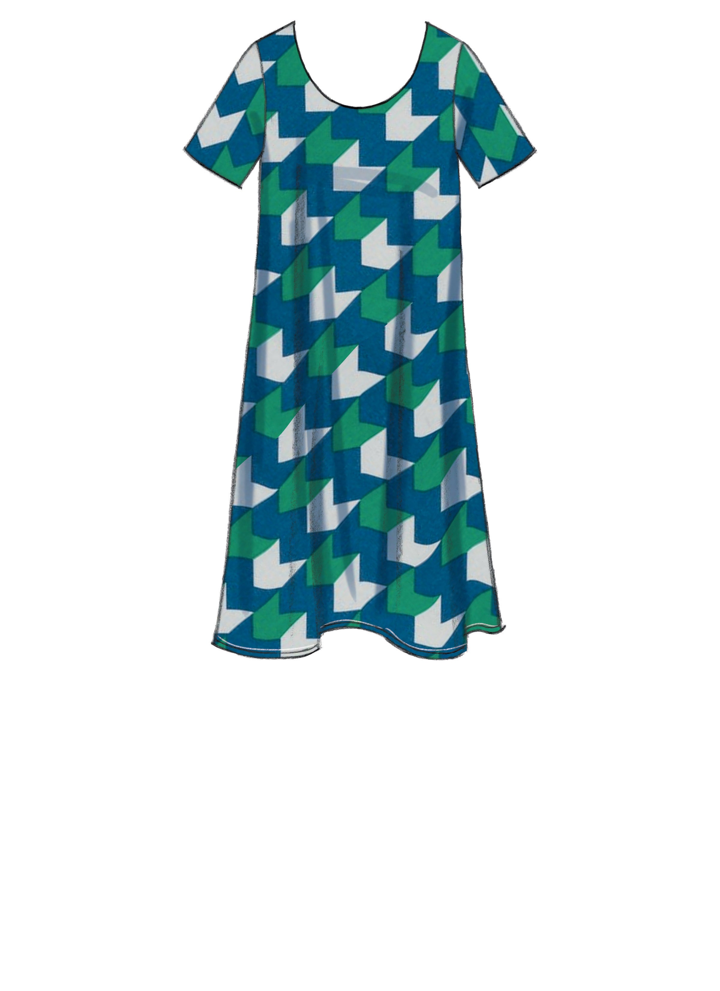 McCall's Misses' Pullover Bias-Cut Tank Dresses M7592 - Sewing Pattern
