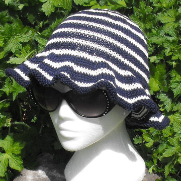 FRENCH FLOPPY HAT KNITTING PATTERN - MADMONKEYKNITS