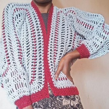 Leaf Hexagon Cardigan