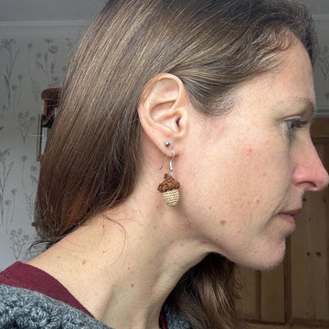 Acorn and Oak Leaf Earrings