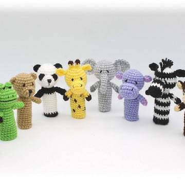 Animal Finger Puppets Crochet Pattern