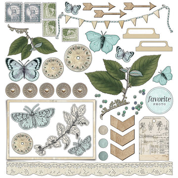 49 And Market Collection Pack 12"X12" - Vintage Artistry Sky