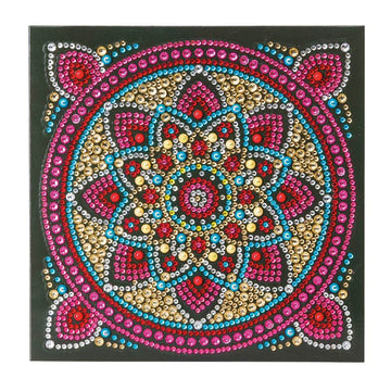 Crystal Art Mandala, 18x18cm Card Diamond Painting Kit