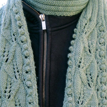 Fall Foliage Turtleneck Scarf