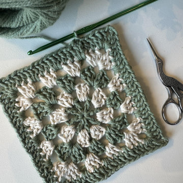 Moss and Mist Granny Square