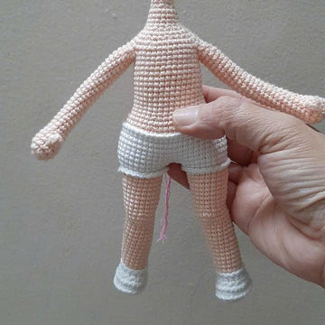 Crochet doll pattern, Jolie doll, amigurumi doll pattern