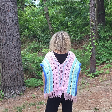 Pastel Summer Poncho
