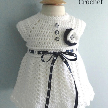 Crochet PATTERN Baby Dress Infant Dress