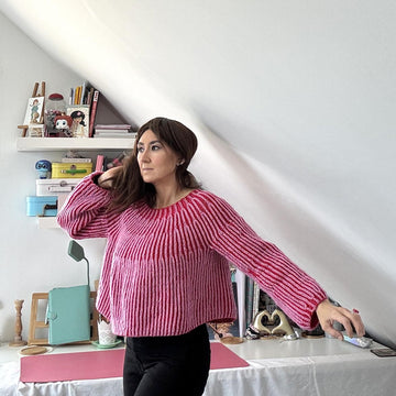 TwinTone Brioche Sweater