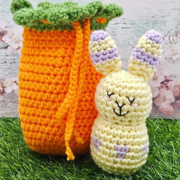 Bunny in Carrot Bag
