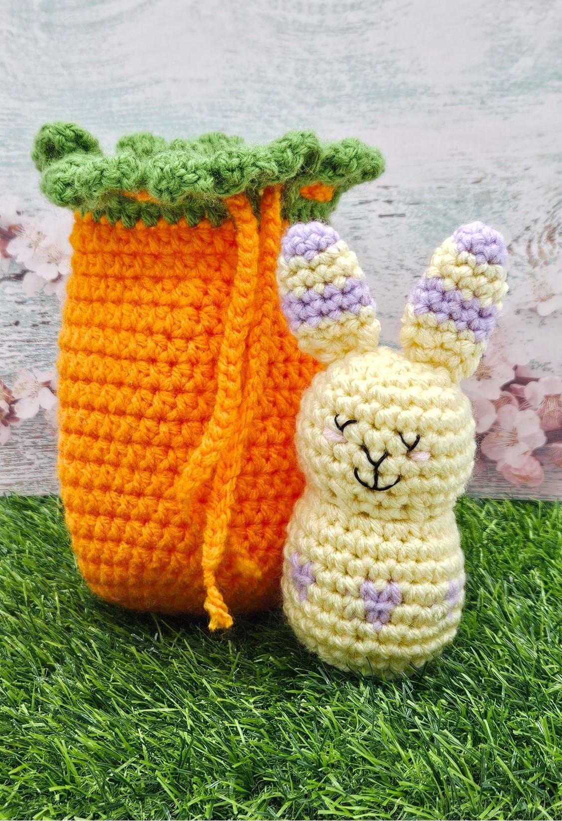 Bunny in Carrot Bag