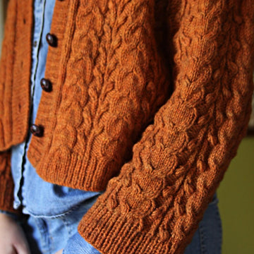 Smoked Orange Cardigan