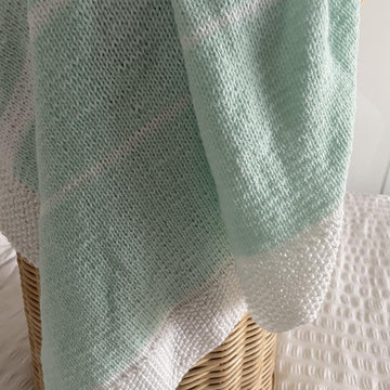 Fibonacci Stripe Baby Blanket