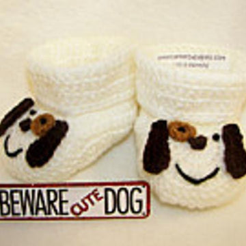 Puppy Dog Baby Booties