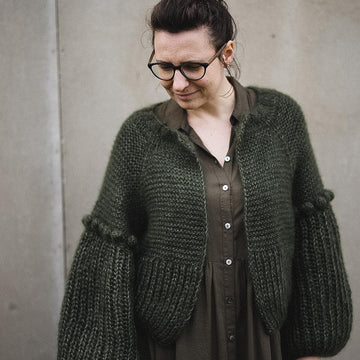 Grey sheep bobble jacket