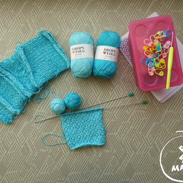 Potholders Turquoise Tiles