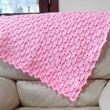 Waves diamonds baby blanket