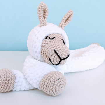 Sleepy Llama Comforter, Llama Lovey