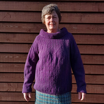 ISOBEL, lady jumper in Shetland wool