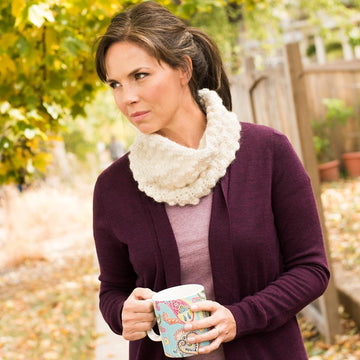 Petite Bobble Cowl