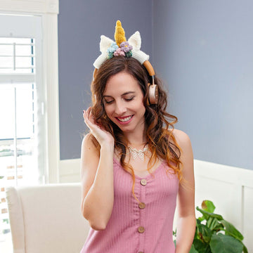 Unicorn Headphone Knit Wrap