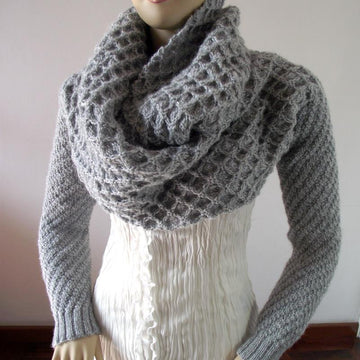 Khloe Hood Scarf with Sleeves
