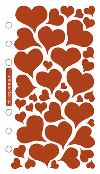 Sticko Stickers - Foil Hearts