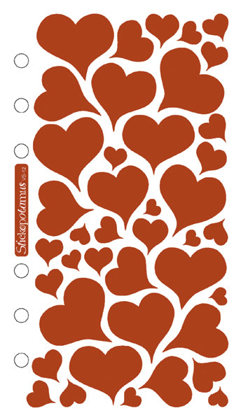 Sticko Stickers - Foil Hearts