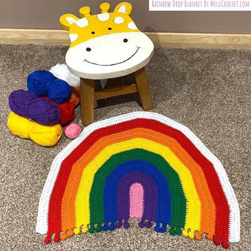 Rainbow Drop Blanket