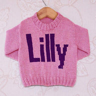 Intarsia - Lilly Moniker Chart - Childrens Sweater