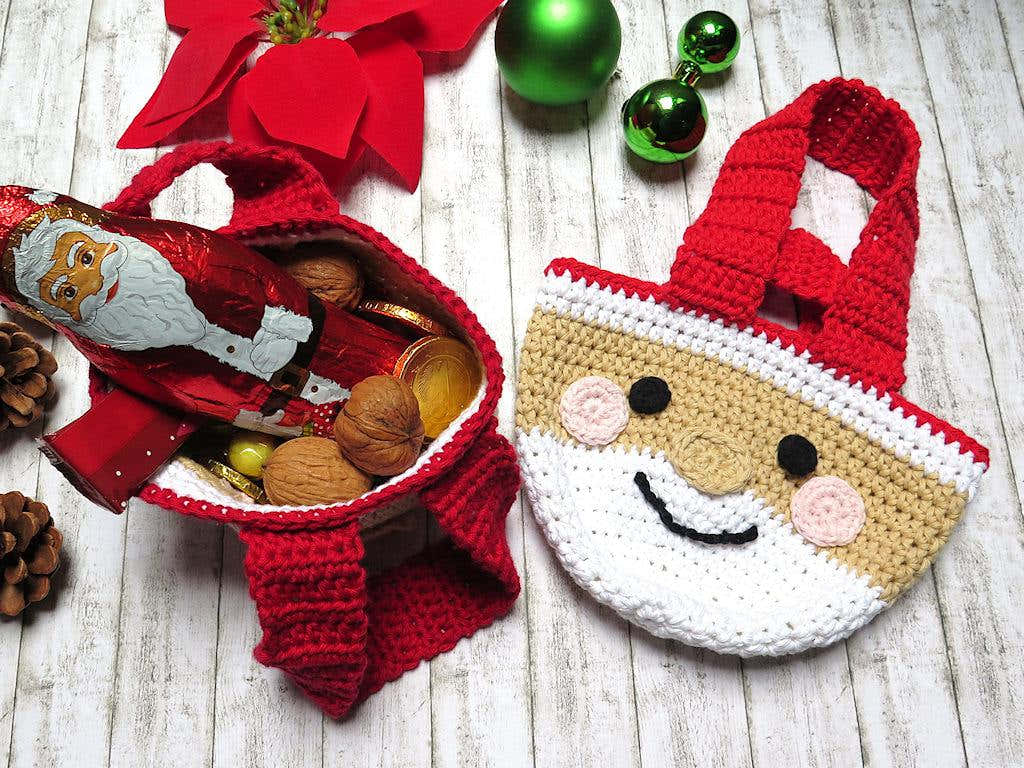 Knot Bag - Santa Face