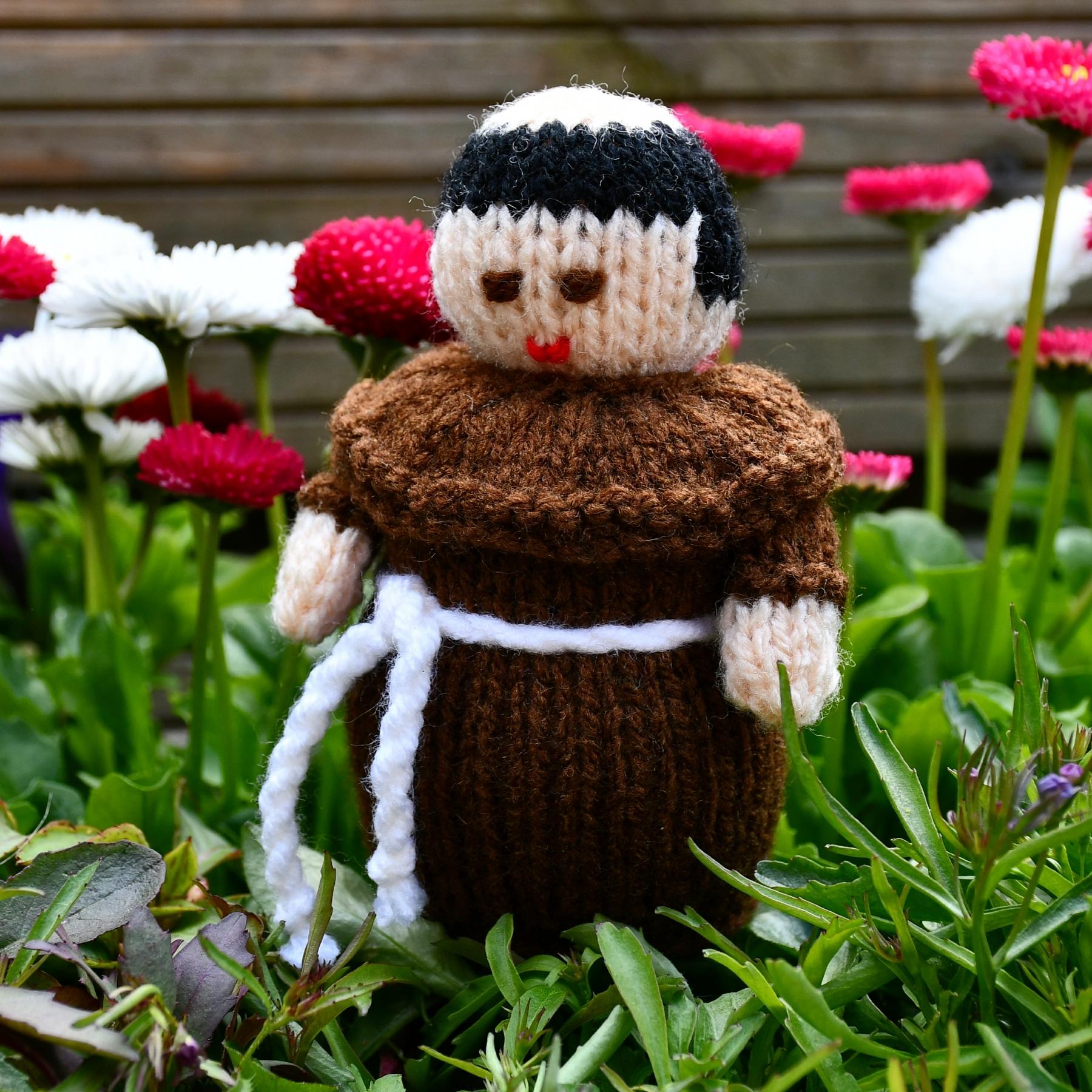 Medieval Monk Doll Knitting Pattern - Toy Knitting Pattern