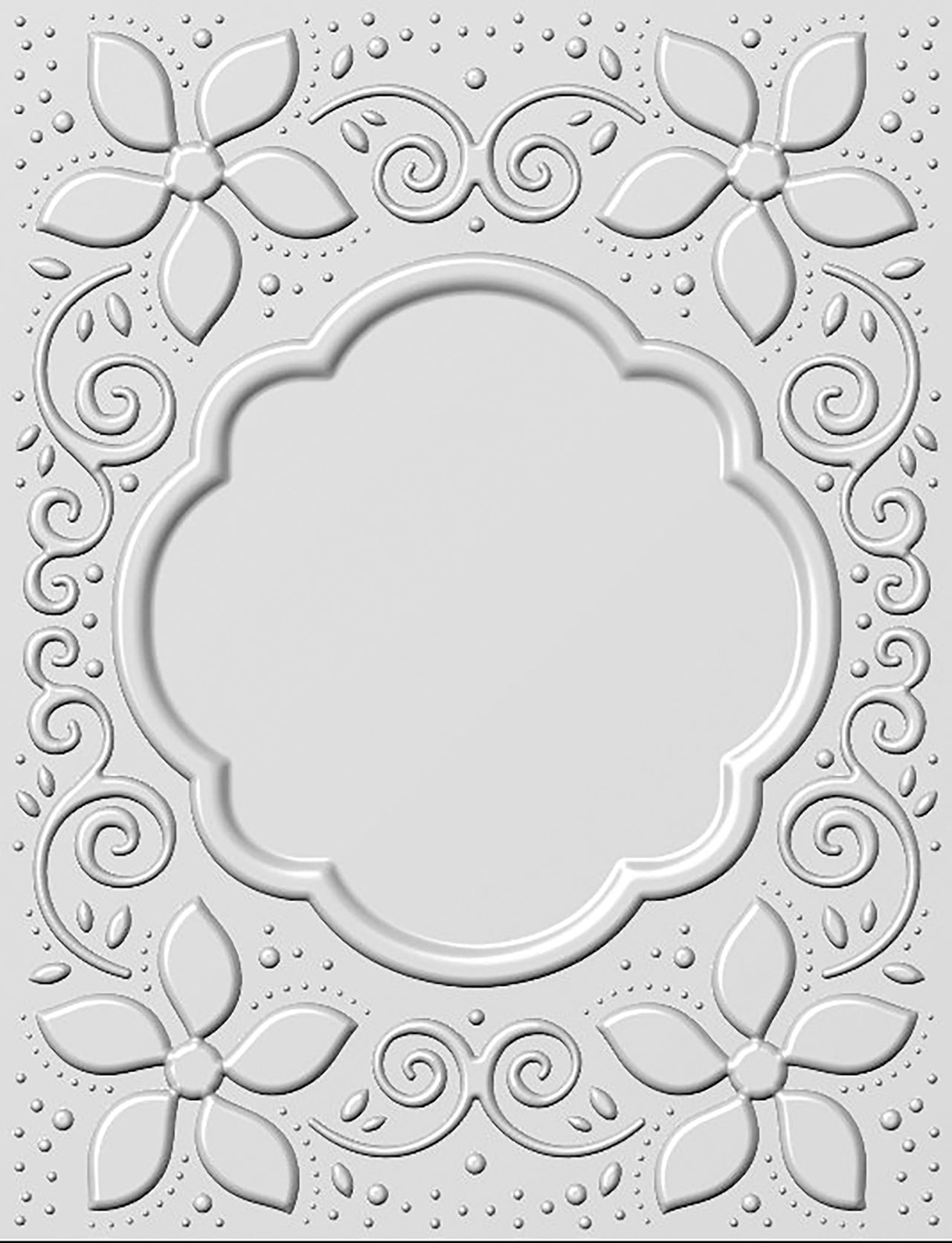Creative Expressions 3D Embossing Folder 5.75"X7.5" - Natalie's Poinsettia